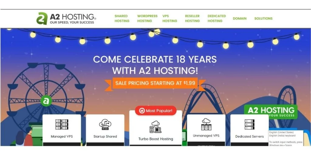 A2hosting best web hosting in bangladesh