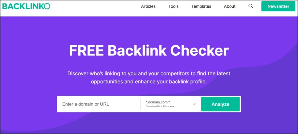 Best Free Backlinks Checker Tool
