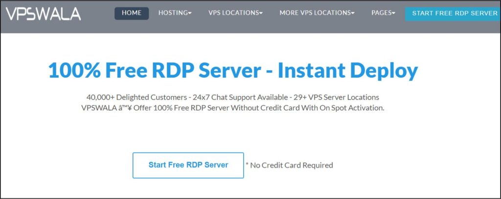 Free RDP Server Without Credit Card