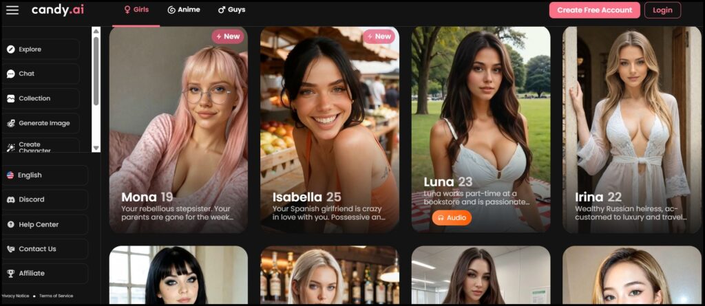 Candy is the best AI Girlfriend App