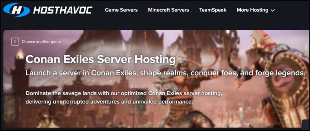Best Conan Exiles Server Hosting