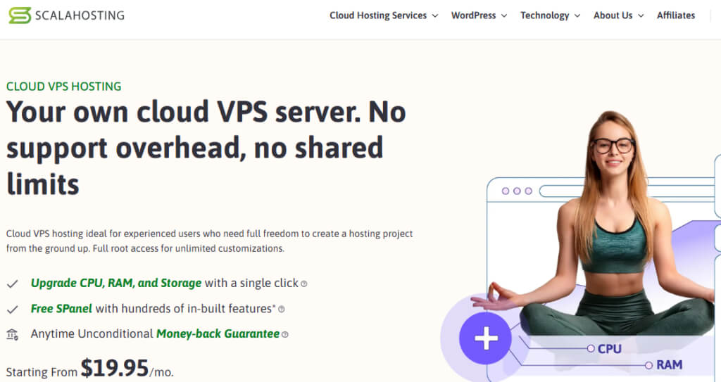 ScalaHosting VPS Hosting