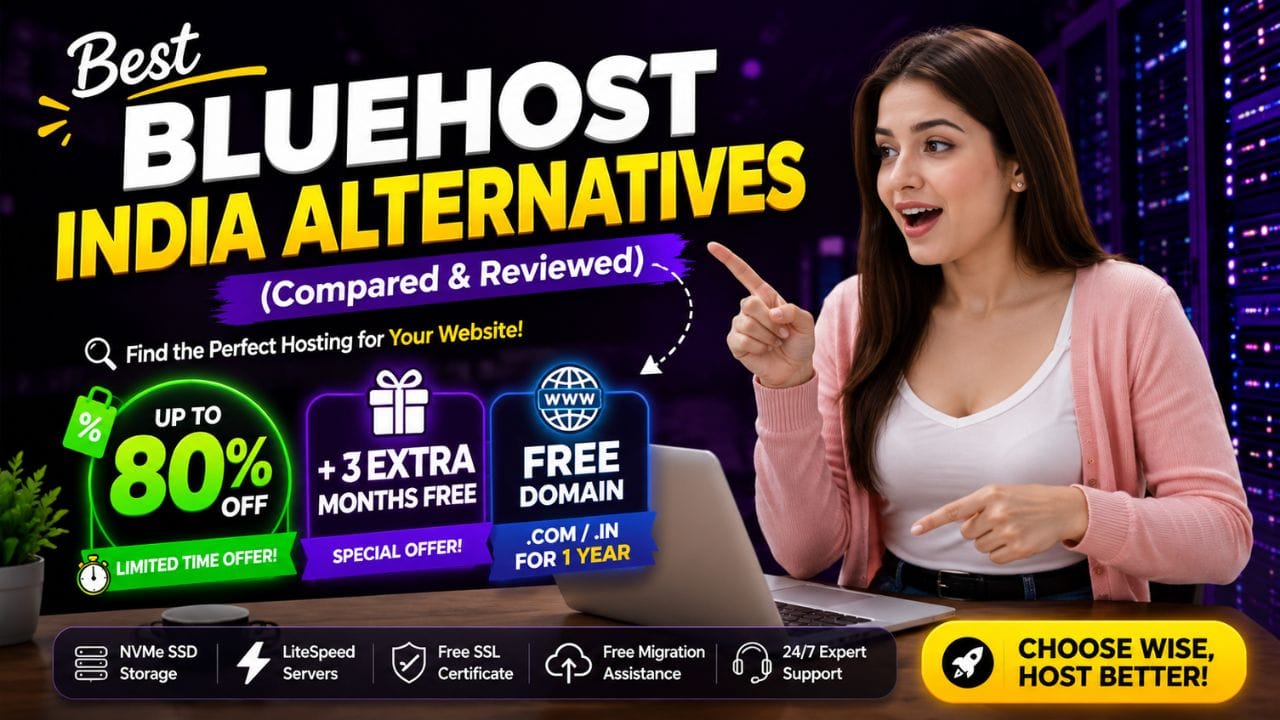 Best Bluehost India Alternatives